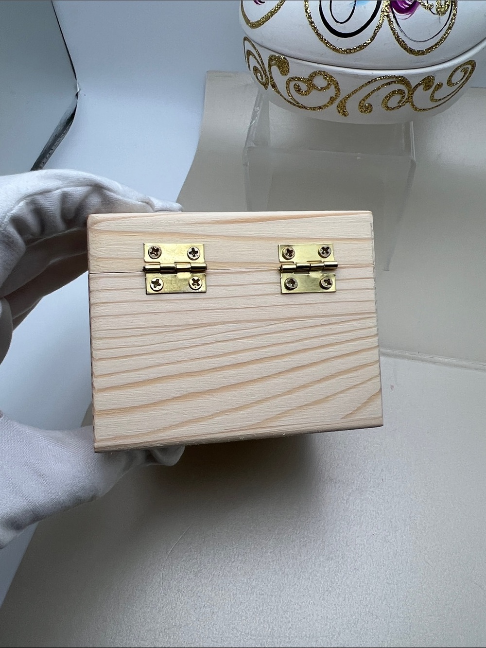 Brackish Blackwood Village Guinea Feathers Silver Rectangular Stud Earrings - Picture 10 of 17